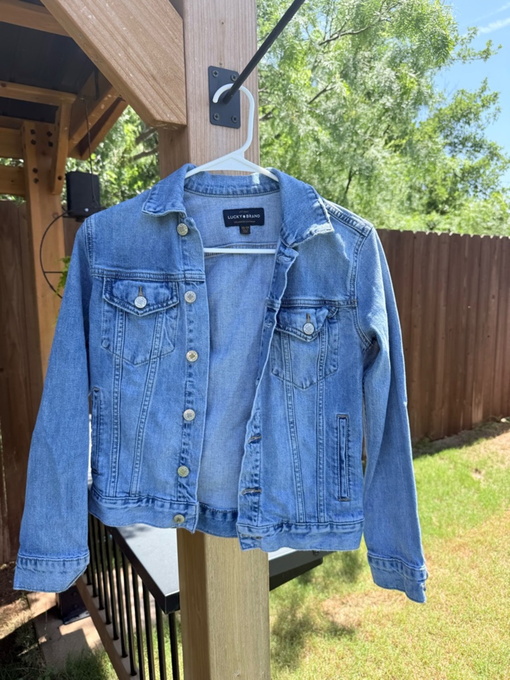 Lucky Brand XS Blue Denim Jean Jacket